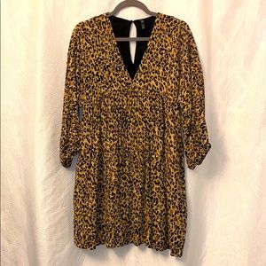 Zara animal print dress